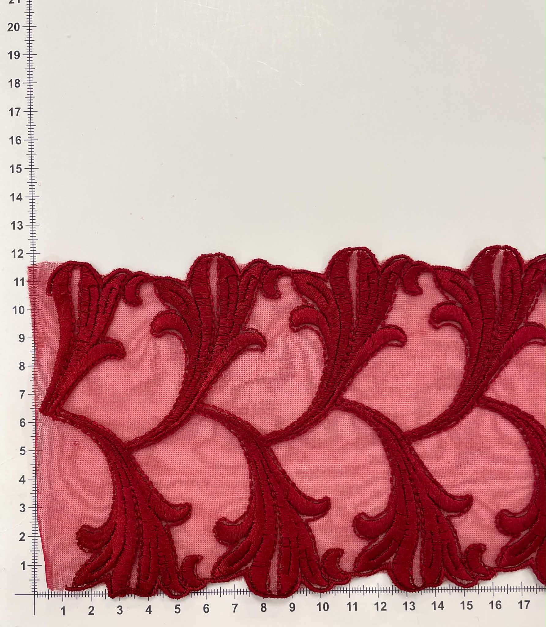 Elastinis nėrinys Raudonas GIP-110 Elastinis nėrinys Raudonas GIP-110