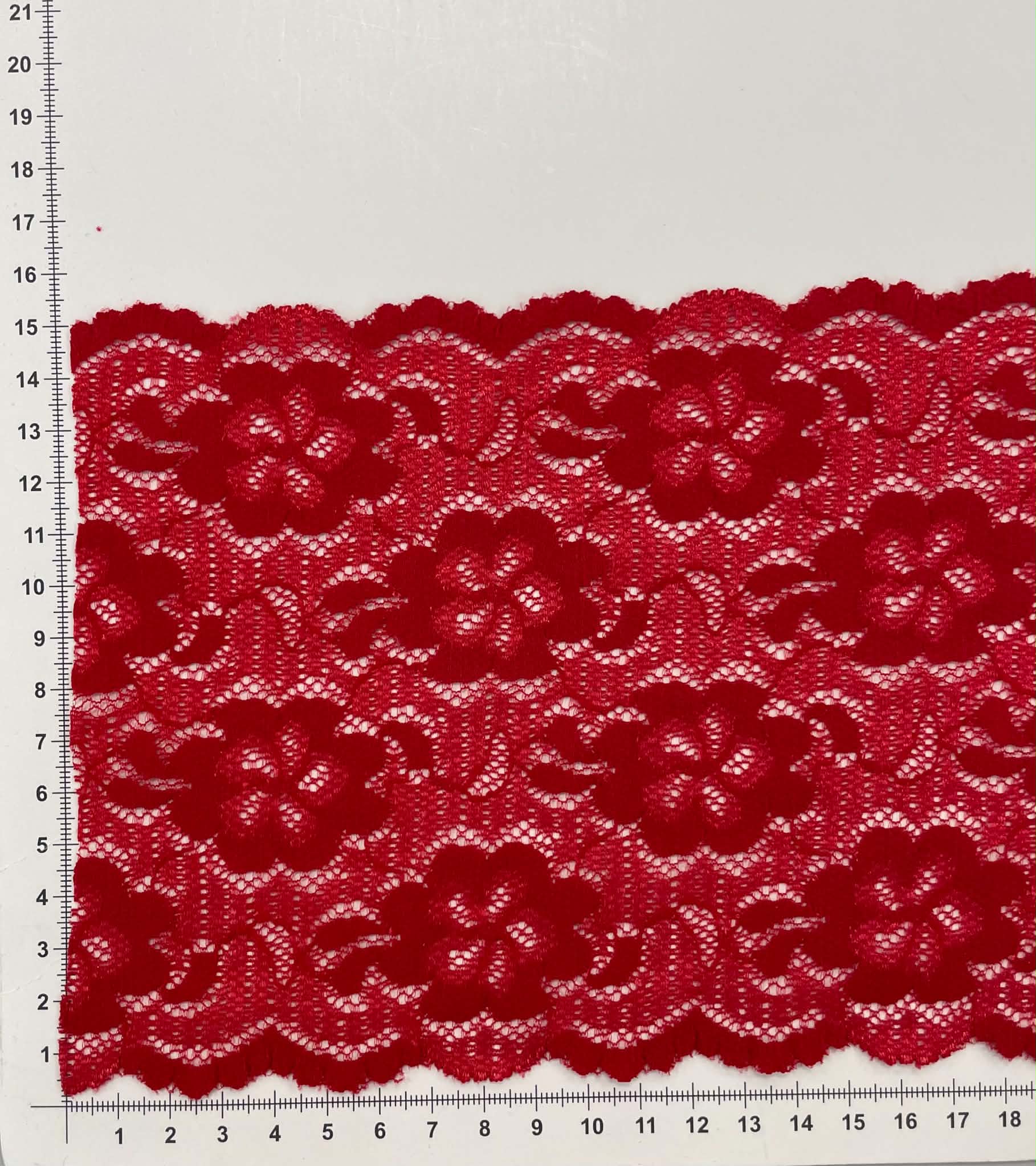 Elastinis nėrinys Raudonas GIP-119 Elastinis nėrinys Raudonas GIP-119