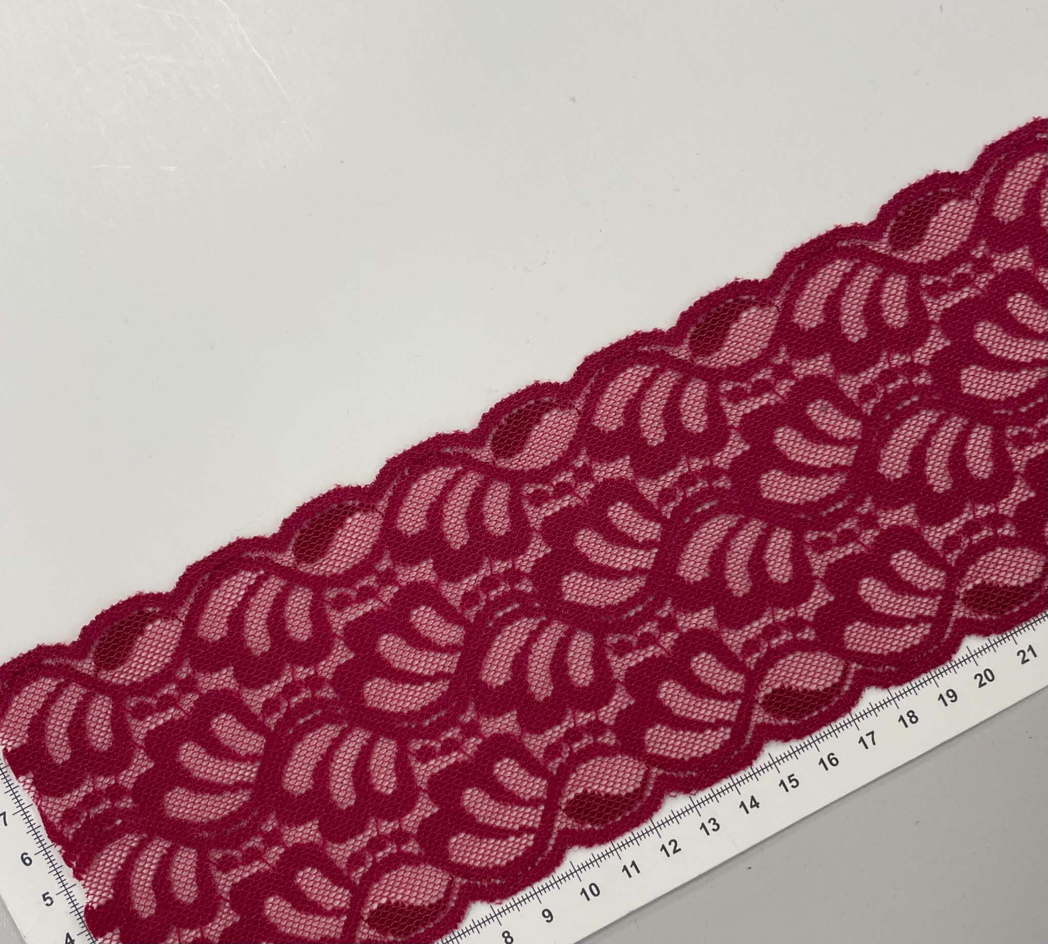 Elastinis nėrinys Raudonas GIP-139