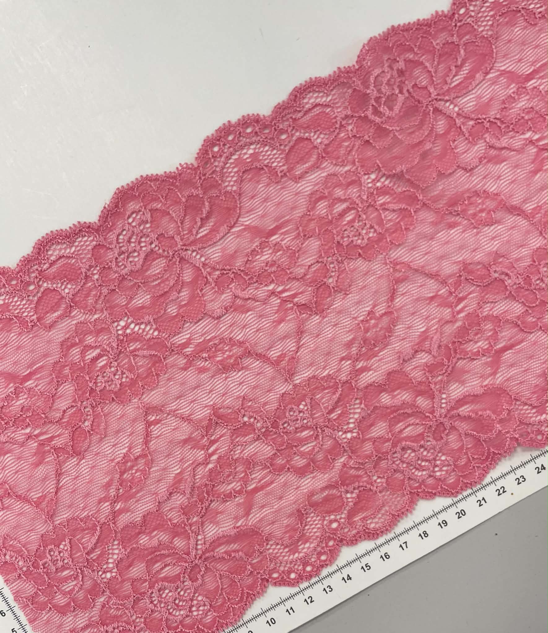 Elastinis nėrinys Rožinis GIP-112