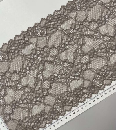Elastinis nėrinys Šviesiai rudas GIP-123