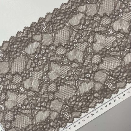 Elastinis nėrinys Šviesiai rudas GIP-123