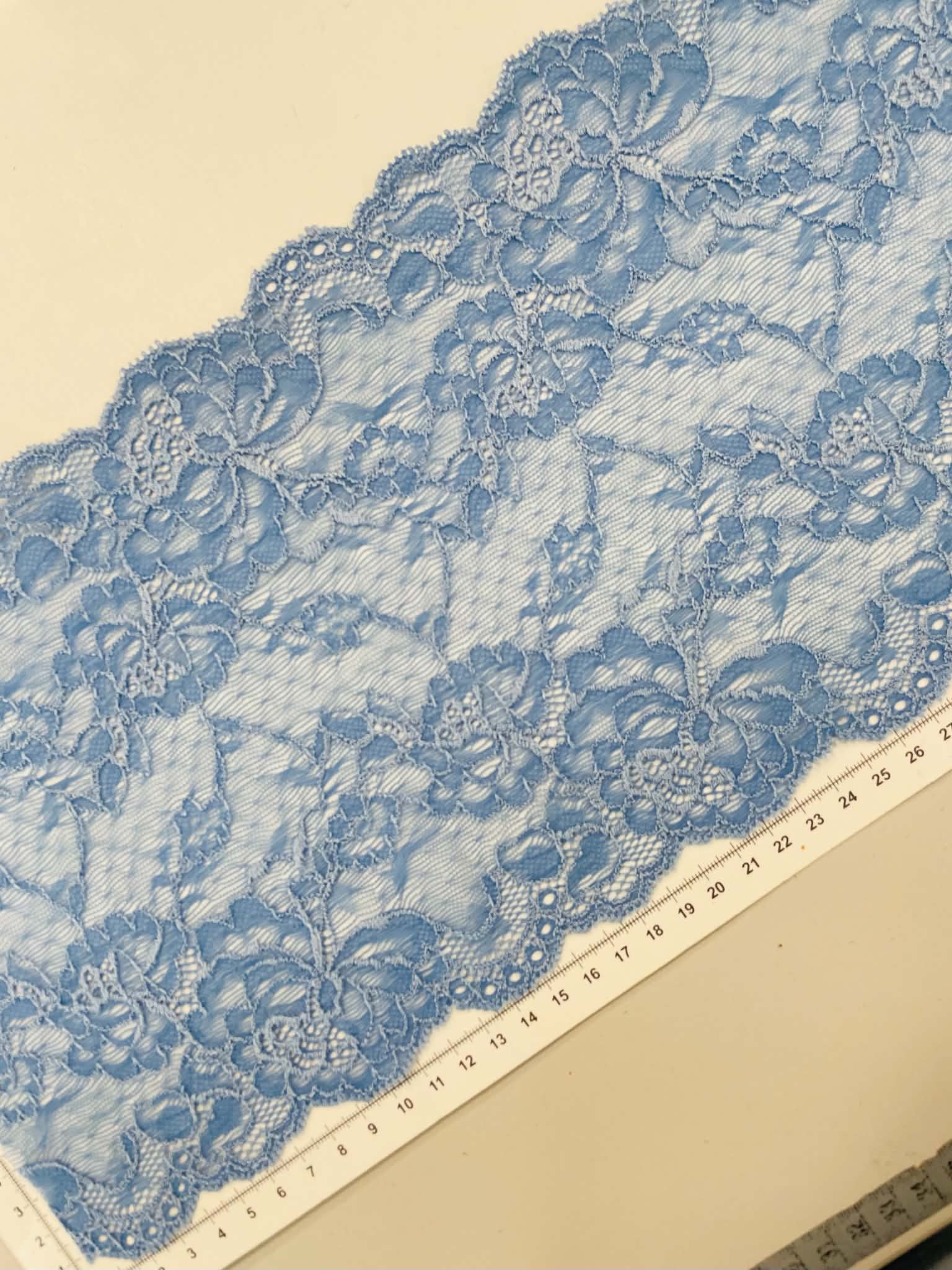 Elastinis nėrinys Žydras GIP-113
