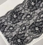 Elastinis nėrinys Juodas GIP-150