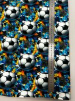 Jersio trikotažas su skaitmenine spauda Futbolo kamuoliai