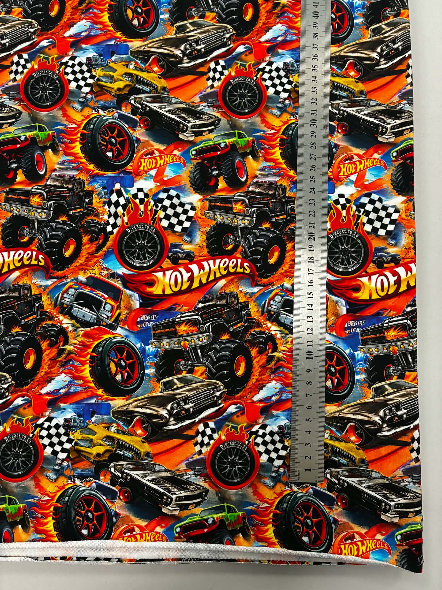Kilpinis, skaitmeninės spaudos trikotažas Hot Wheels