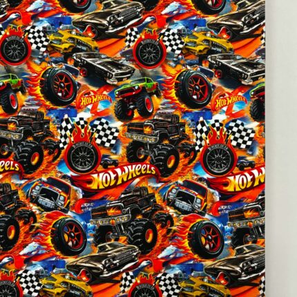 Kilpinis, skaitmeninės spaudos trikotažas Hot Wheels