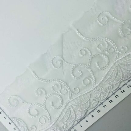 Elastinis nėrinys Baltas GIP-160