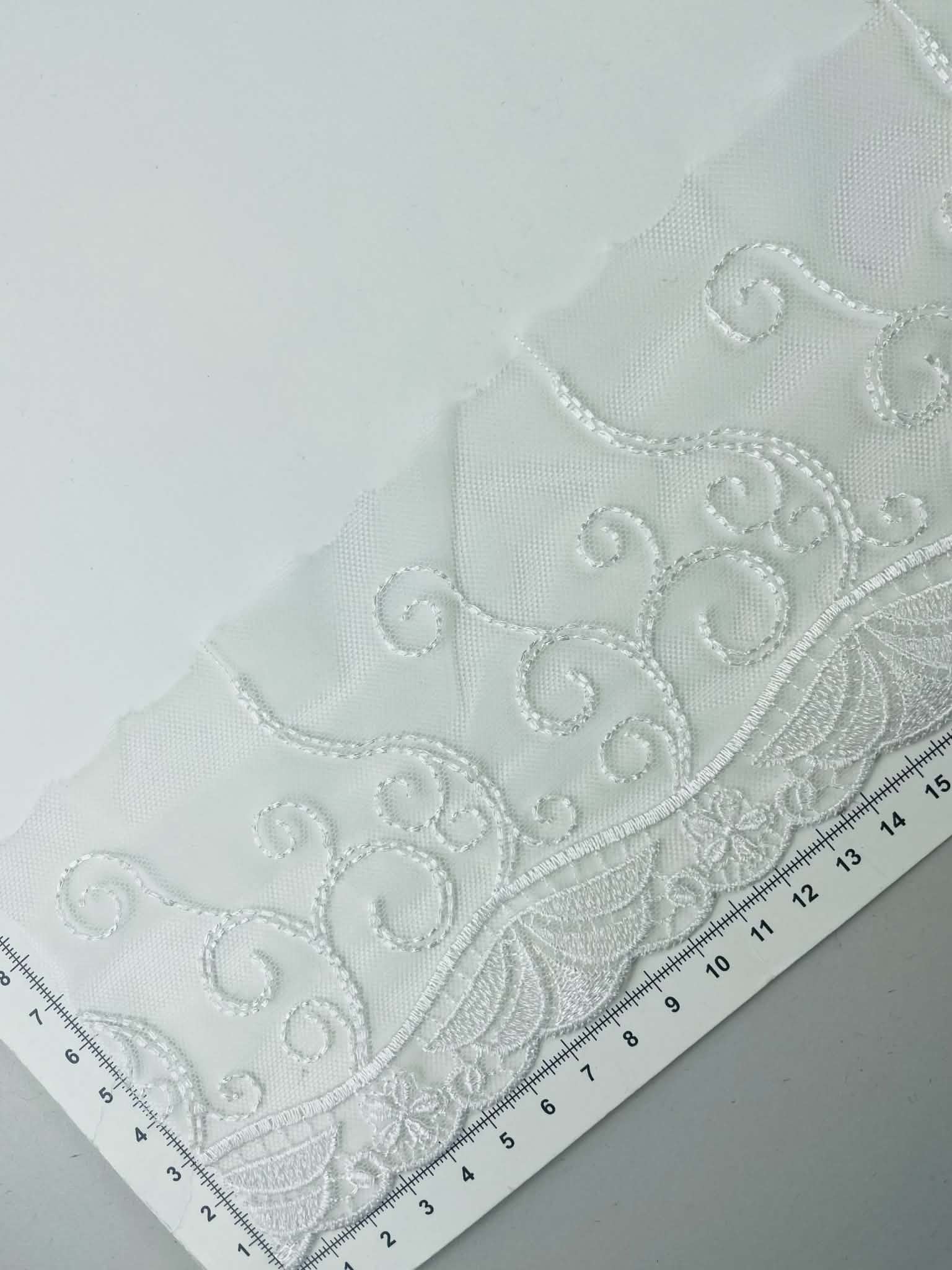 Elastinis nėrinys Baltas GIP-160