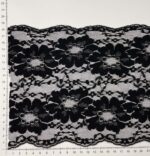 Elastinis nėrinys Juodas GIP-183