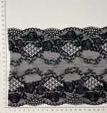 Elastinis nėrinys Juodas GIP-189