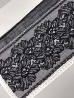 Elastinis nėrinys Juodas GIP-192