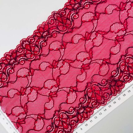 Elastinis nėrinys Raudonas GIP-176