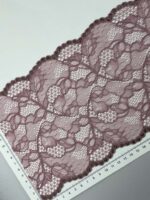 Elastinis nėrinys Tamsi pelenų rožė GIP-170