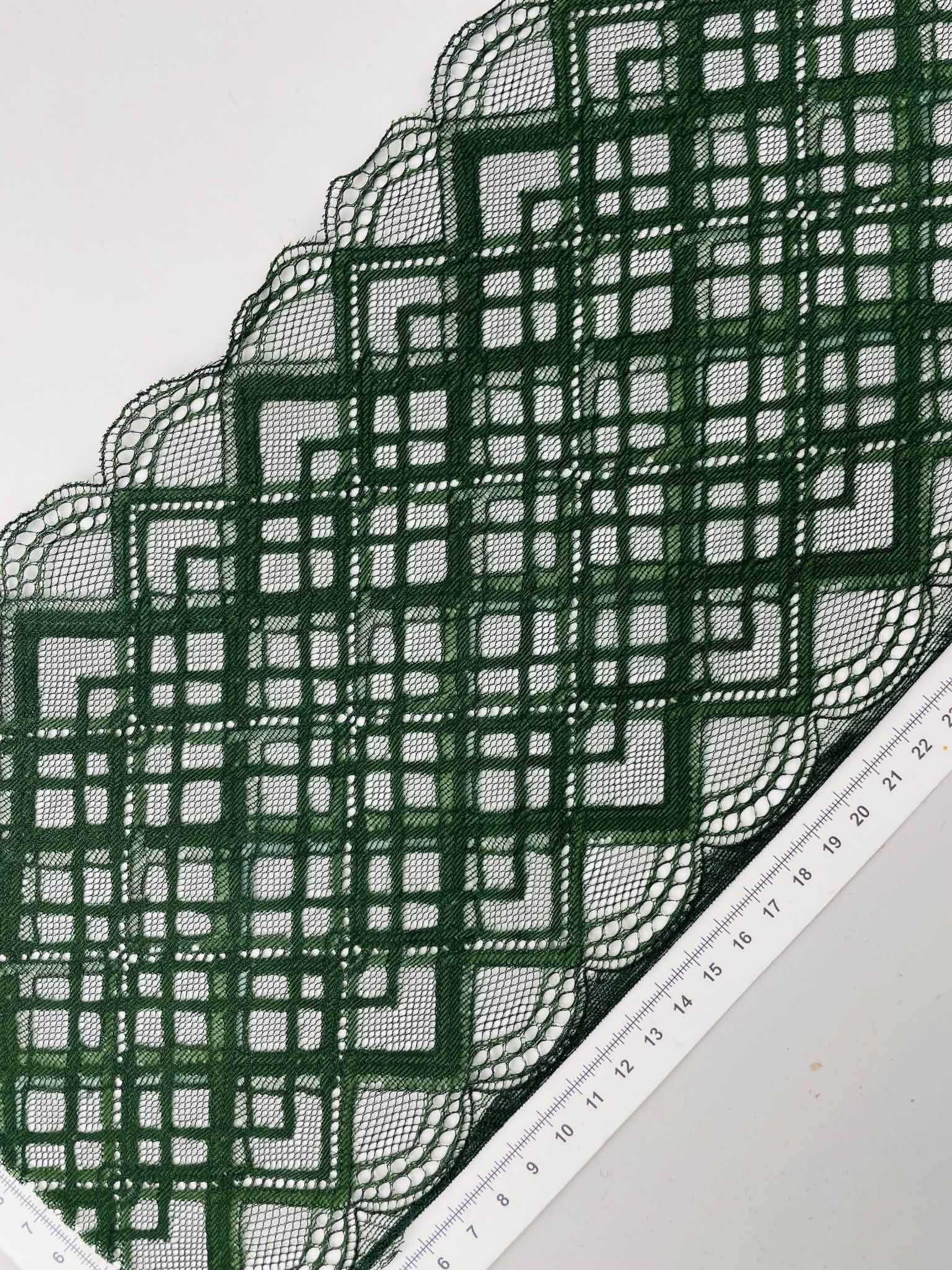 Elastinis nėrinys Žalias GIP-188
